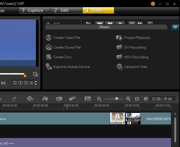 โปรแกรม corel video studio ตอนแชร์ขึ้นyoutube