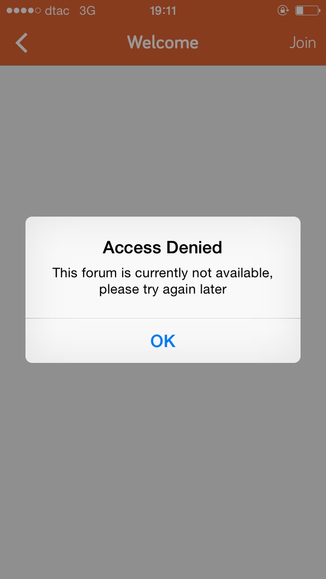 access denied