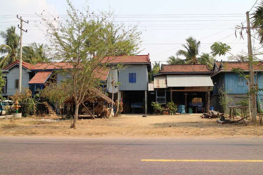 สภาพบ้านเรือนคล้ายๆไทย