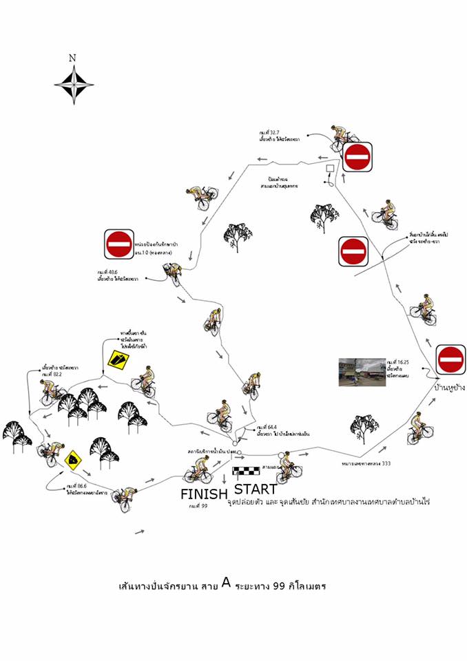 เส้นทาง ปั่นสาย A